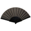 Portable Folding Fan Plain Plastic Cloth Hand Fan Chinese Elegant Fabric Hand Fan for Weddings Travel Party Dancing Cosplay
