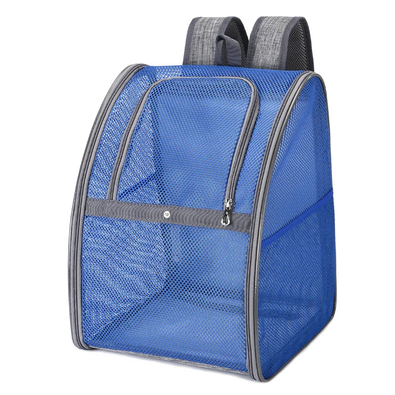 Mesh Breathable Double Shoulder Pet Backpack