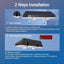 Solar Powered Wall Light For Driveways And Exterior Walls Solar Fence Light Solar Wall Light Outdoor