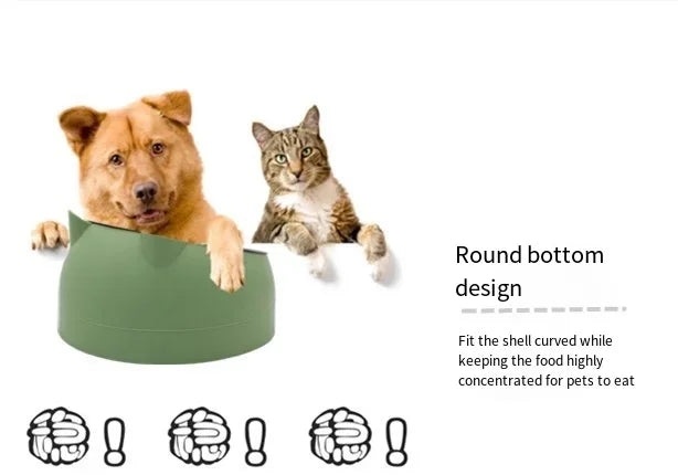 15-Degree Raised Stainless Steel Pet Bowl