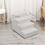 Nonslip High Density Foam Dog Ladders Indoor Home Couch Sofa High Bed Pet Stairs Folding 5-Grades Dog Steps with Removable Cover