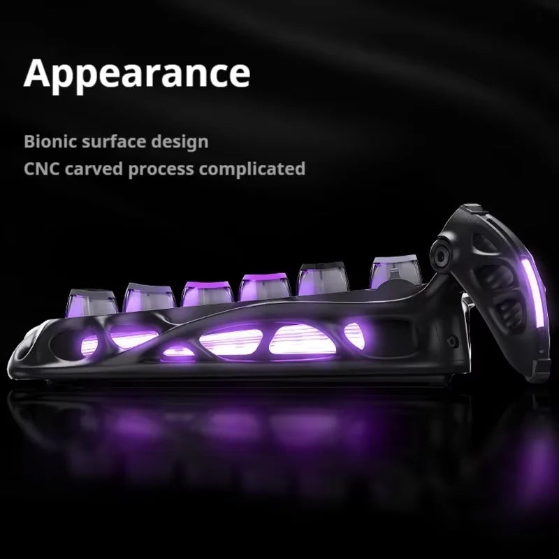 75k1 Pro Gaming  Mechanical Keyboard 79-Key Tri-Mode Connection Full-Key Hot-Swappable Aluminum Shell Fps Esports Games Keyboard