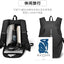 Helmet Backpack for Motorcycle Cycling Large Capacity Waterproof Helmet Storage Bag with Reflective Stripe Hiking Backpack