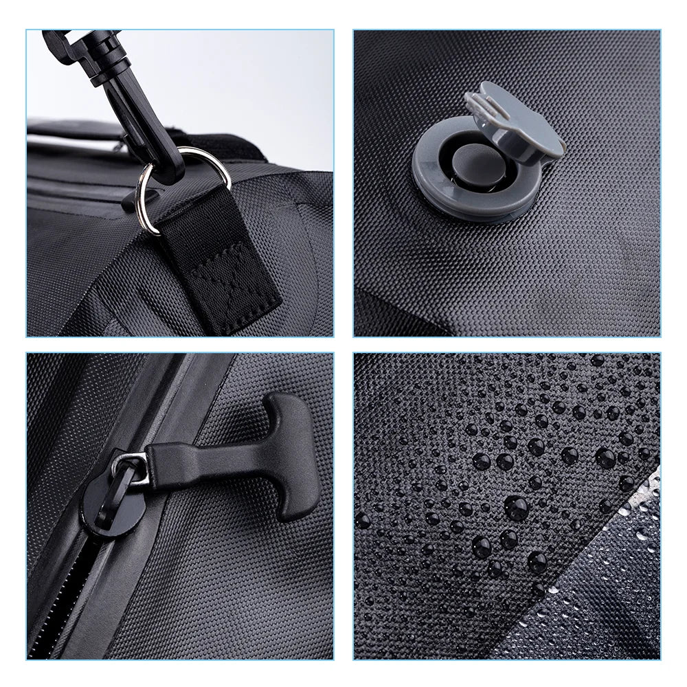WILD HEART 15L Swimming Waterproof Bag Surf Bag Floating Bag Breathable Shoulder Strap Airtight Zipper Dry Bag