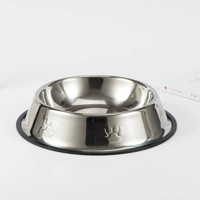 Stainless Steel Pet Bowls for Dogs and Cats - 6 Sizes (XS to XXL) - Feeding and Water Dishes