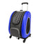 Outdoor Travel Tugboat Draw-Bar Pet Bag - Can be Used as a Pull Bag, Backpack, or Side Bag