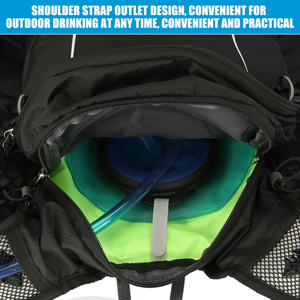 16L Lightweight Hiking Backpack for Men & Women, Water-Resistant Daypack with Rain Cover, Anti-Theft Travel Backpack for Camping
