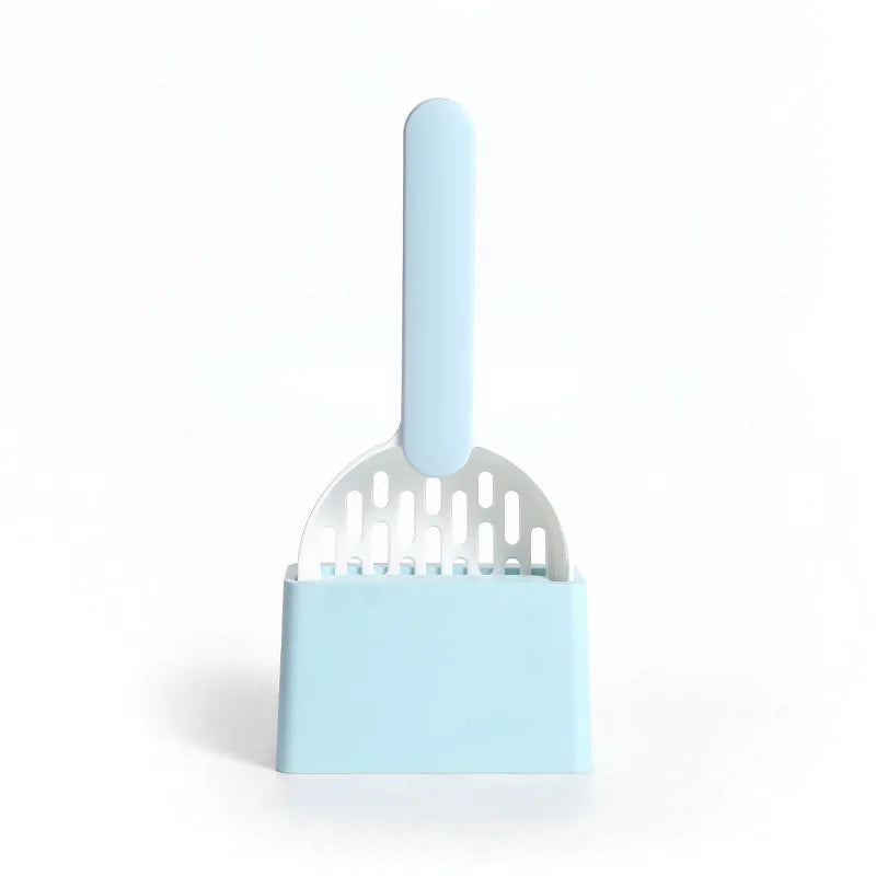Pet litter scoop set specialized cat litter filter matching base fine hole cat scoop cleaning pet supplies
