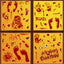 9 Sheets Halloween Decorations Window Stickers Reusable Bloody Handprint Footprint Horror Sticker Scary Realistic Tattoo Sticker