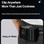 Portable Mini Waist Clip Fan with 20000mAh USB Rechargeable Battery Wireless Neck Fan for Sports Outdoor Working