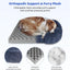 Winter Rectangular S M L XL Dog Beds Washable Plush Fluffy Dog Cat Bed Mat Pet Cushion Big Medium Kennel House camas para perro