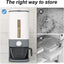 25 Lbs Rice Dispenser, Large Grain Container Storage with Lid Measuring Cylinder Moisture Proof Household Cereal Dispenser