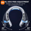 Xiaomi Portable Mini Hanging Neck Fan Digital Display Power Bladeless Fan Neckband Air Cooler USB Rechargeable Fan Cooling Tool