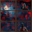 9 Sheets Halloween Decorations Window Stickers Reusable Bloody Handprint Footprint Horror Sticker Scary Realistic Tattoo Sticker