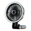 Rechargeable Clip On Fan USB Powered Foldable Cooling With LED Night Light 3 Speeds for Office Camping Adjustable Cooling Device