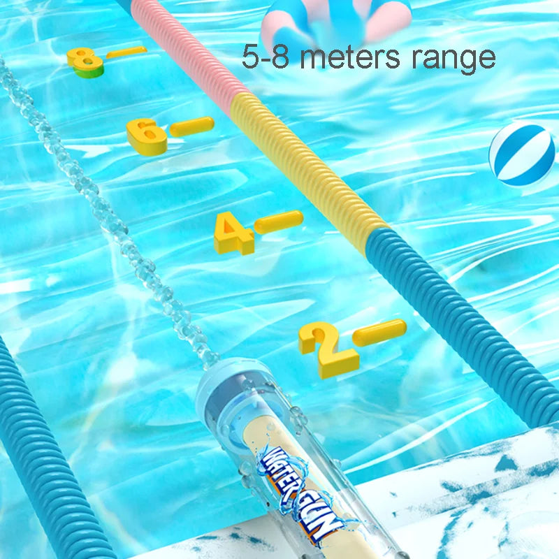 Creative Firework Water Gun Summer Toys Children's  Water Gun Pull-out Water Spray Beach Summer Swimming Pool Beach Outdoor Toy