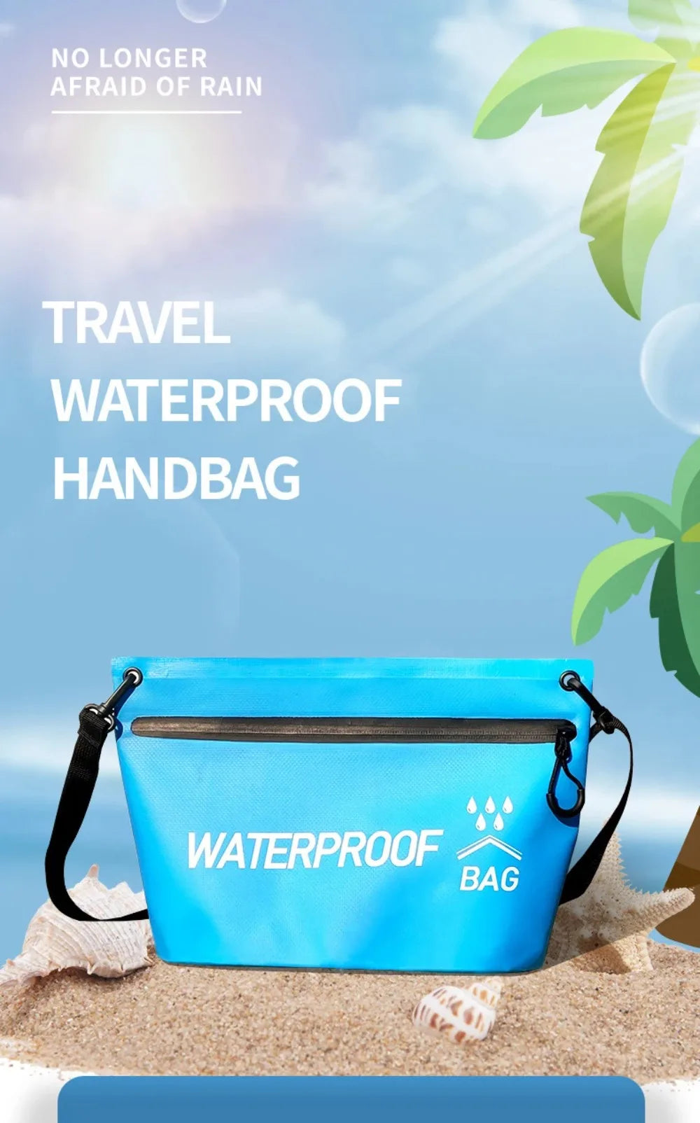 Summer Swimming Dry Bag for Men Beach Pool Swim Accessories Waterproof Bag Sport Shoulder Belt Sea Sports Women Gym PVC Pack