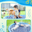 Splash Pad for Dogs Kids Outdoor Water Play Mat Sprinkler Toy Non-Slip Dog Pool Summer Backyard Fun Durable Pet Water Mat