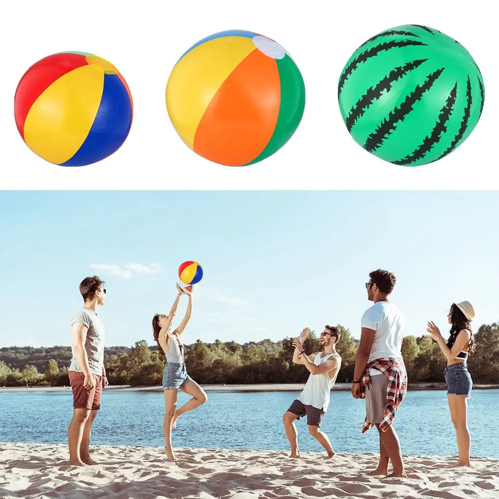 Inflatable Beach Ball Colorful Balloons Swimming Pool Party Water Game Balloons Beach Sports Shower Ball Fun Toys for Kids
