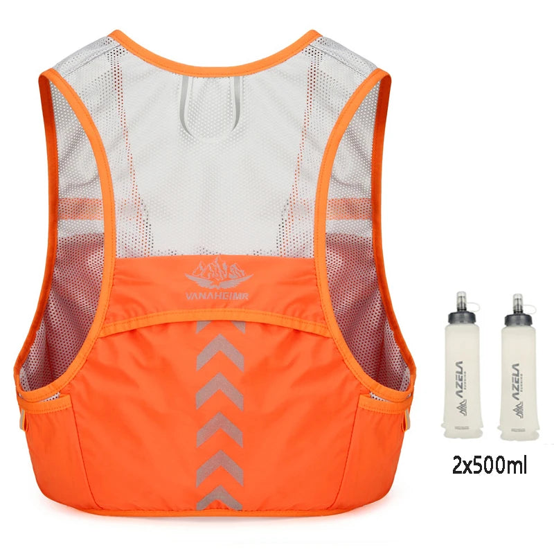 Lightweight Running Backpack Hydration Vest Suitable for Bicycle Men Women Marathon Hiking Ultra-light Portable 2L 500ml Kettles