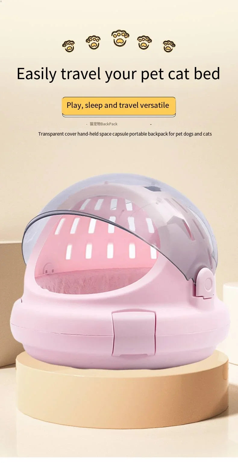 2025 New Pet Aviation Case, Portable Space Cabin, Pet Outdoor Bag, Car Mounted Cat Bed, Small Cat Bag, Portable Pet Bag