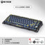 GravaStar 75k1pro Esports Gaming Mechanical Keyboard 79 Key Cyberpunk Theme Aluminum Alloy Keyboard Tablet Laptop Office Gaming