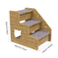 Pet Stairs For Couch 3-Level Wood Pet Stairs & Ramp For Medium/Small Dogs Old Cats Dog/Cat Ladder Wood Non-Slip For Beds And