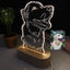 Dropshipp Personalized Gift 3D Photo Lamp Engraving Base Text Custom Valentine's Day Anniversary Birthday 3D Night Lights Lamp
