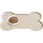 Dog Food Mat Anti-Slip Silicone Thicker Pet Placemat Waterproof Feeder Pad with Raised Edge Puppy  Feeding Mats