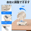 Eary Portable Clip On Fan With 2000 mAh Battery 3 Speed Wind 360° Rotate Lightweight Quiet Fan Air Cooling Fan For Outdoor Home