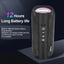 TG227 Waterpro With Lamp Outdoor Portable Upright Wireless Compatible Speaker Music Player Support USB/ TF/ FM Radio Music Party