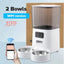 5L Automatic Feeder Cats WiFi with Camera HD Smart Interactive Pet Food Dispenser Timer Stainless Steel Bowl Auto Dog Feeder