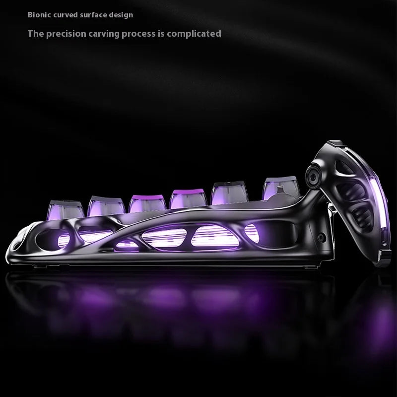 Gravity Planet Cocoon Breaking 75k1pro Mechanical Keyboard Competition Blog Manufacturing Aluminum Alloy Wireless Gaming Mouse