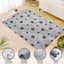 All-Weather Chew-Proof Dog Mat-Waterproof & Thermal Fleece Pad with Custom Print, Heavy Duty for Large Dogs (SGS Certified）