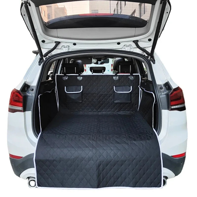Waterproof Dog Car Seat Cover Trunk Case Dog Car Transporter Travel Mat Pad Dog Carriers Hammock For Small Medium Large Dogs