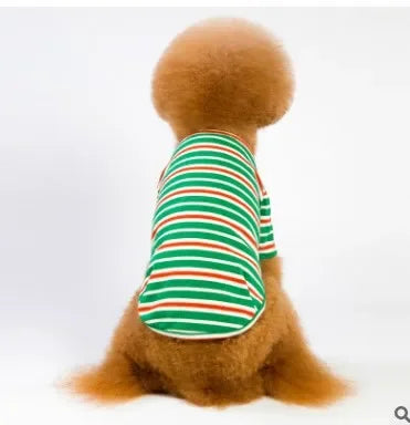 Jacket and Underwear Dog Clothes Autumn and Winter Clothes Small Medium Dog Fleece-lined Thickened Pet Vest Cotton Vest