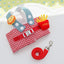 Cartoon Pet Harness Leash Sun Hat Set Cute Kitten Puppy Costume Cat Small Dogs Vest Harness Rope Cap 3pcs Outdoor Pet Supplies