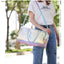 Colorful Bright Travel Bag Summer Women's Beach Handbag Leisure Fitness Swim Gym Bag Clear Jelly Portable Laser Transparent Tote