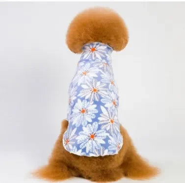 Jacket and Underwear Dog Clothes Autumn and Winter Clothes Small Medium Dog Fleece-lined Thickened Pet Vest Cotton Vest