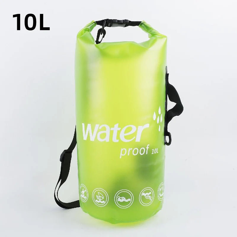 10L 20L PVC Waterproof Bag Boating Swimming Man Women Outdoor Diving Rafting Floating Ocean Water Lightweight Portable Bags