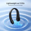 JISULIFE Portable Neck Fan,Hands-Free Bladeless, 5 Speeds,4000 mAh Rechargeable Battery,Twistable Operated Wearable Neckband Fan