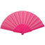 Portable Folding Fan Plain Plastic Cloth Hand Fan Chinese Elegant Fabric Hand Fan for Weddings Travel Party Dancing Cosplay