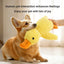 Dog Toy Plush Companion Sleeping Duck Anti Biting Molar Cleaning Relief Boring Duck Sound Pet Toy