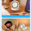 Eary Wall-mounted Fan Punch-free Foldable Fast Charging Desktop Fan With Night Light Magnetic Remote Control Air Conditioner Fan