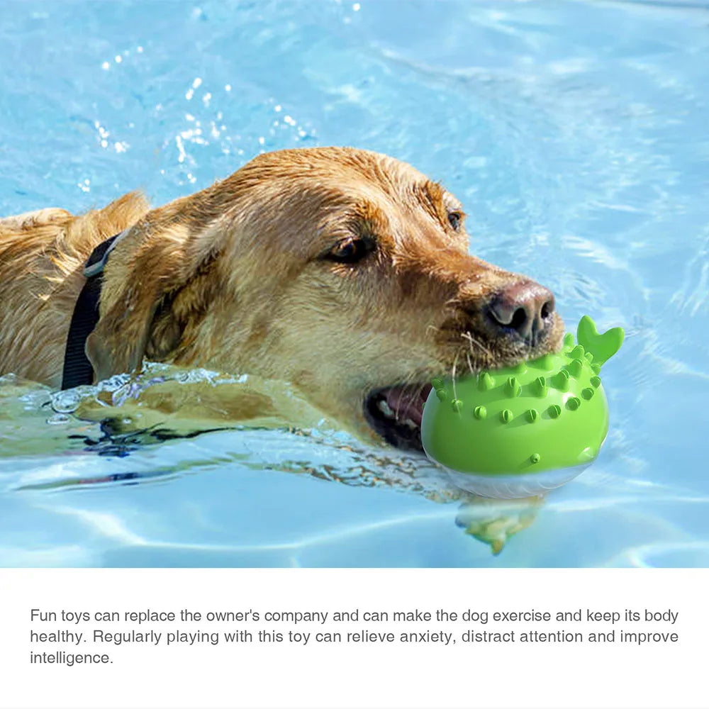 Summer Electric Spray Dog Toys Water Floating Pool Bathtub Pet Bathing Teething Dog Toys Human-Pet Interaction Products