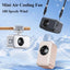 Eary Portable Clip On Fan Mini Handheld Fan with Lanyard 100 Speeds Wind 2000mAh Rechargeable 3-in-1 Hand/Desk/Neck Cooling Fans