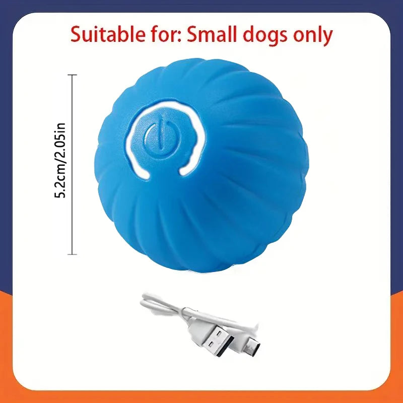 Smart Dog Toy Ball Automatic Interactive Pet Electronic Rolling USB Rechargeable Moving Bouncing for Puppy to Large dog Chew Toy
