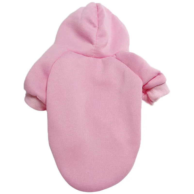 Solid Dog Jacket Coat Hoodies Sweatshirt  pet Clothes for Samll Medium Large Dogs Labrador French Bulldog Yorkshire Outfit S-9XL