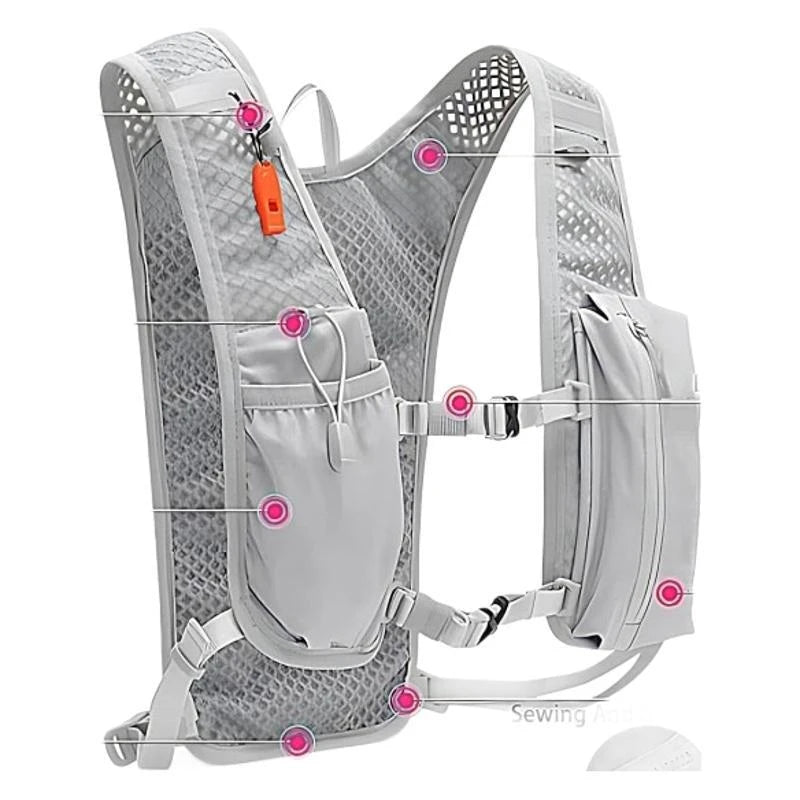Cycling Sports Vest, Running, Hiking, Backpack, Breathable Bike, off-road Marathon, Water Bag Backpack