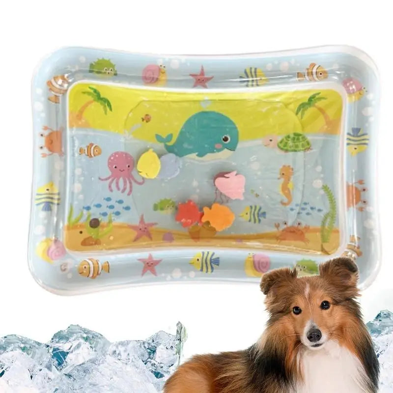 Summer Cooling Pet Water Bed Cushion Ice Pad Dog Sleeping Square Mat For Puppy Dogs Cats Pet Kennel Top Quality Cool Accessories